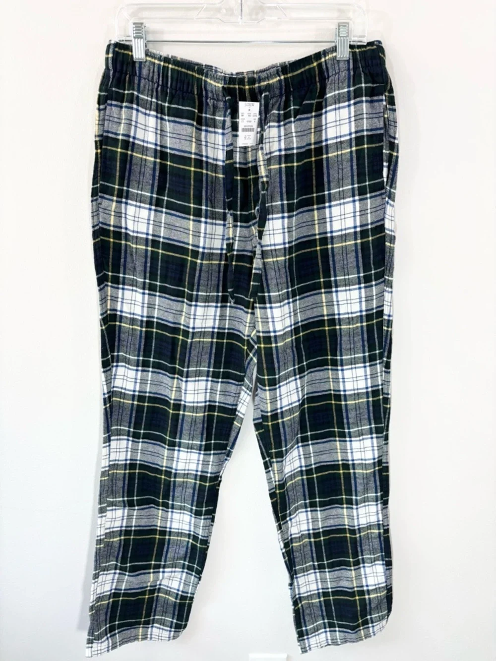 NWT J. Crew men’s plaid flannel pj pants